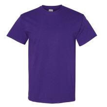 (5XL, Purple) Gildan Mens Heavy Cotton Short-Sleeved T-Shirt