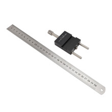GD1123 Regla de marcado para carpintería 20-60 mm Plateada