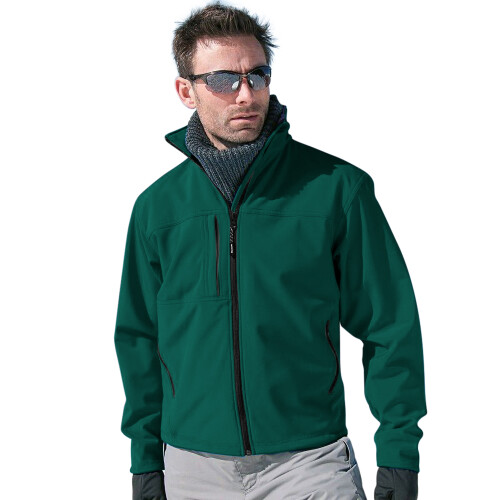 Result (S, Bottle Green) Result Mens Softshell Premium 3 Layer Performance Jacket (Waterproof, Windproof & Breathable) 2