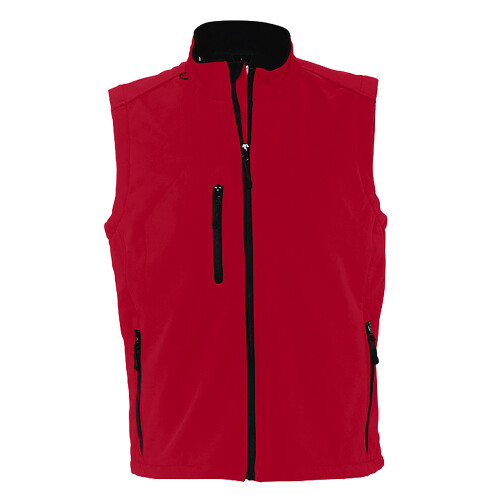 (XL, Red) SOLS Mens Rallye Soft Shell Bodywarmer Jacket 2