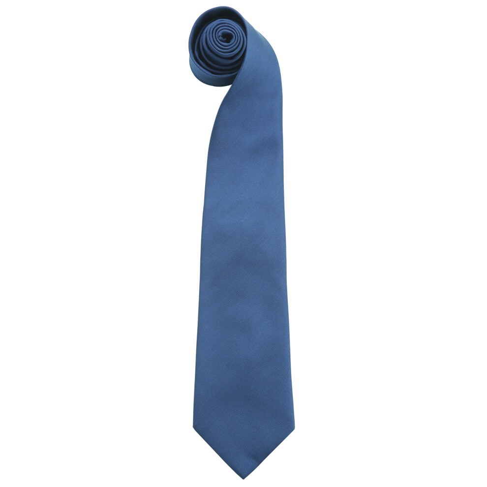 Premier (One Size, Royal) Mens “Colours” Plain Fashion / Business Tie