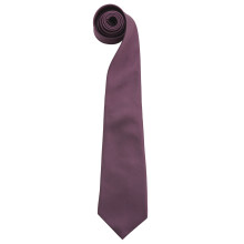 (One Size, Purple) Premier Mens “Colours” Plain Fashion / Business Tie