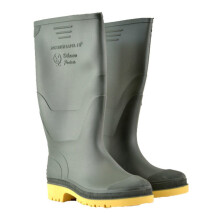 (6 UK, Green) Dikamar Administrator Wellington / Mens Boots / Plain Rubber Wellingtons