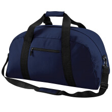 (One Size, French Navy) BagBase Classic Holdall / Duffle Travel Bag