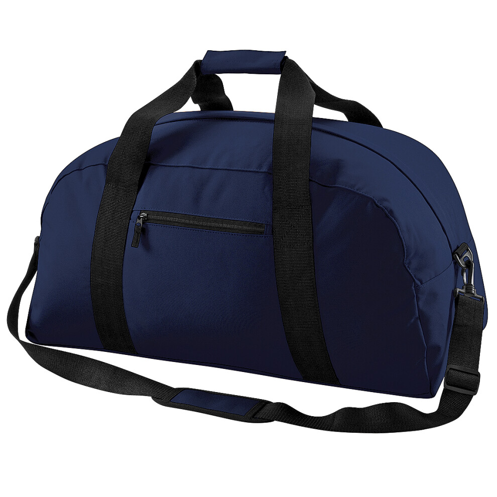 Bagbase (One Size, French Navy) Classic Holdall / Duffle Travel Bag Blue,Multicoloured