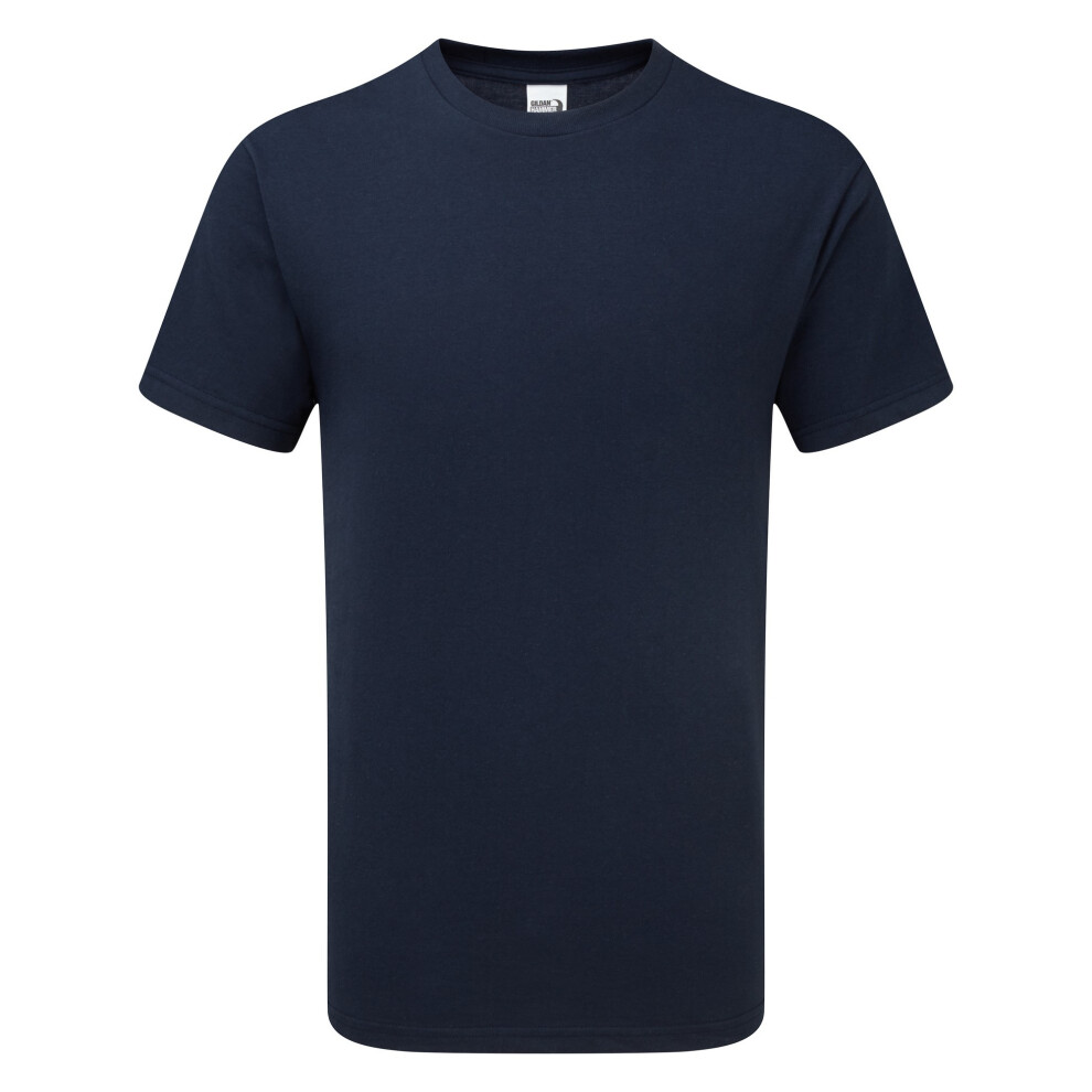 Gildan (M, Sport Dark Navy) Mens Hammer Heavyweight T-Shirt Blue,Multicoloured