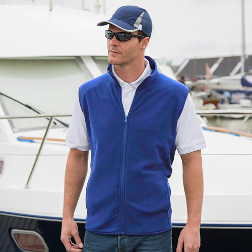 Result (M, Royal) Result Core Mens Micro Fleece Gilet 2