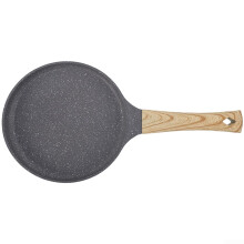 Nonstick Frying Pan 20cm Aluminum Alloy Skillet for Pancakes Eggs Steaks Crepes Gas and Induction