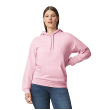 (XS, Light Pink) Gildan Unisex Adult Softstyle Fleece Midweight Hoodie