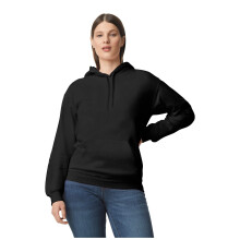 (XS, Black) Gildan Unisex Adult Softstyle Fleece Midweight Hoodie