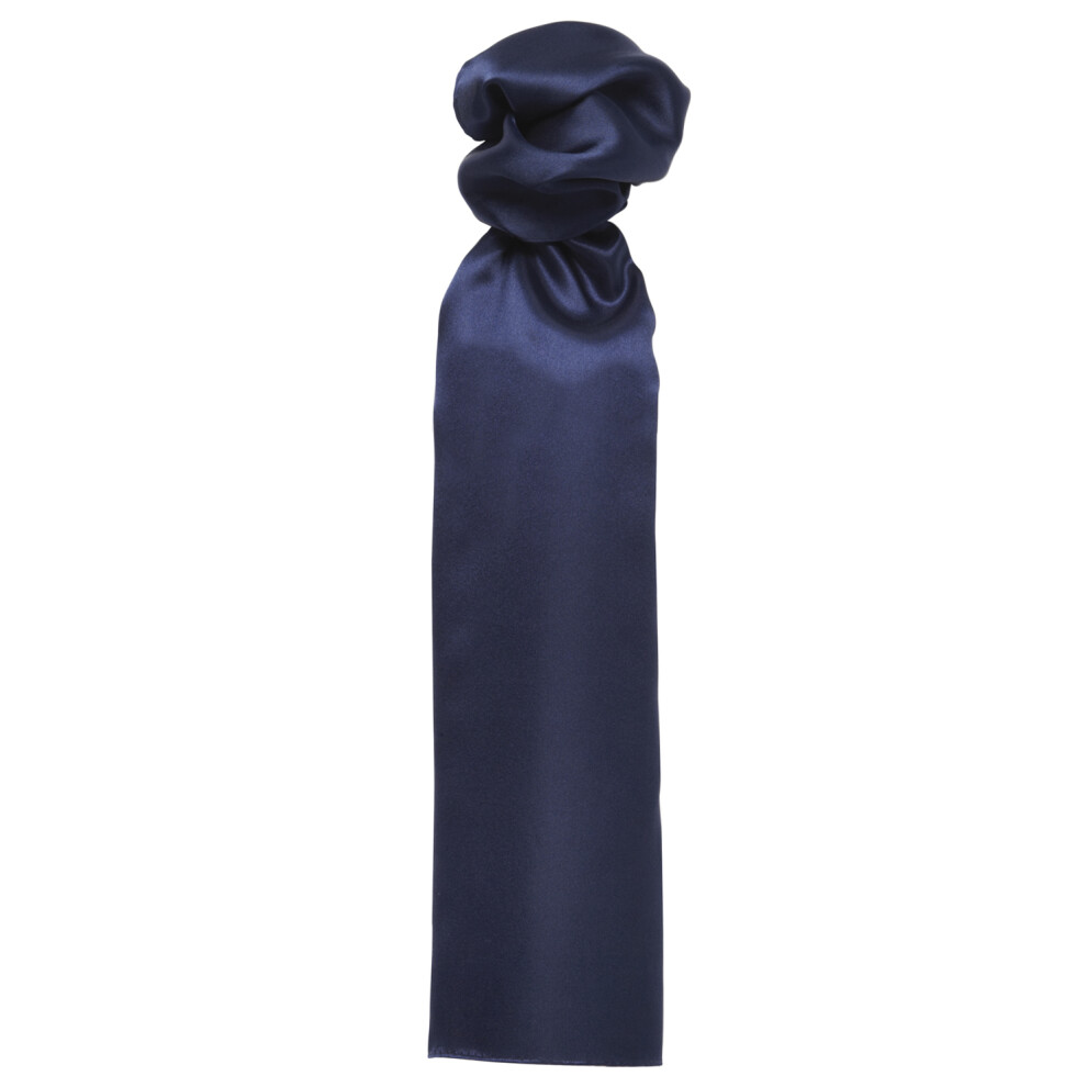 Premier (One Size, Navy) Scarf - Ladies/Womens Plain Business Scarf