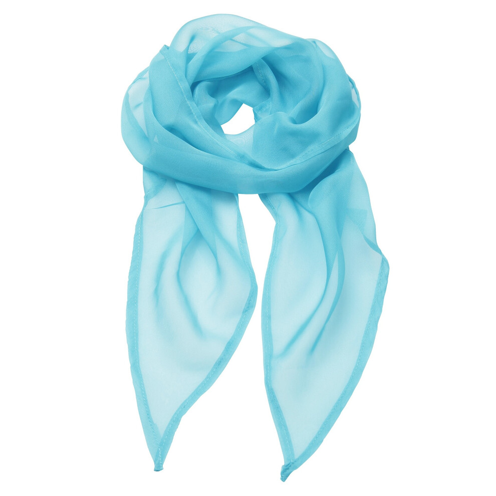 Premier (One Size, Turquoise) Ladies/Womens Work Chiffon Formal Scarf