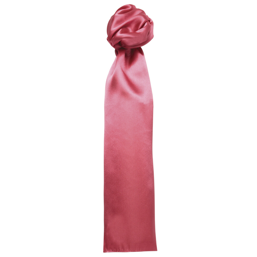 Premier (One Size, Fuchsia) Scarf - Ladies/Womens Plain Business Scarf