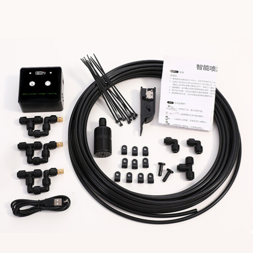 WiFi Smart Rainforest Reptile Mist System, 8.45x8.45x3.6cm, Black 2