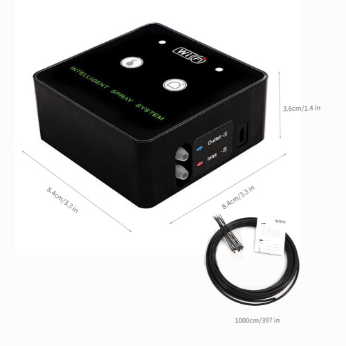 WiFi Smart Rainforest Reptile Mist System, 8.45x8.45x3.6cm, Black 1