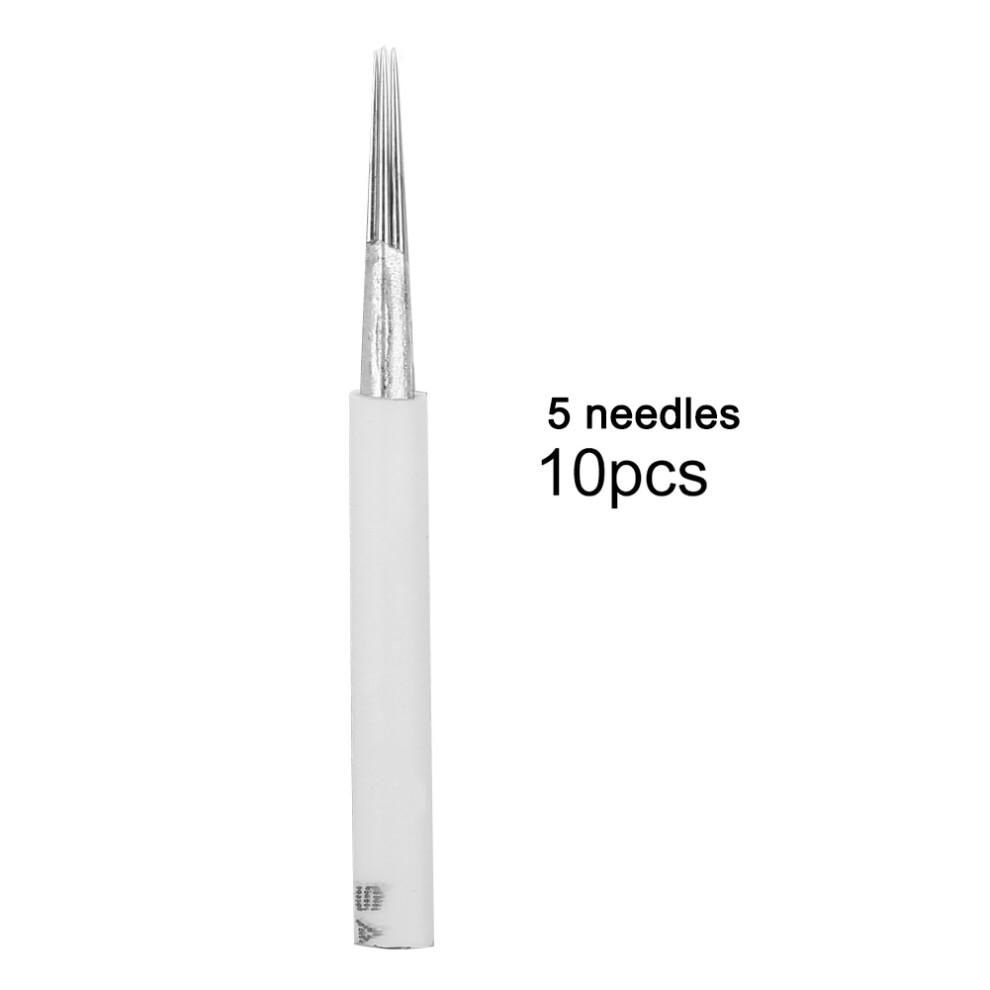 Fine Point for Natural Eyebrows Sterile Tattoo Needles Proof of Sterilization Microblading Blades High Quality Surgical Stainless Steel Permanent
