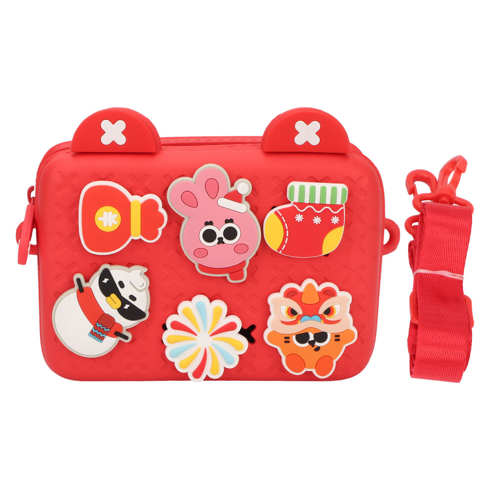 Carrying Pouch For Arcade Console With Multifunctional Pocket Layout, Super Cute Animal Design For Kids Inspired Protection 9479868814677