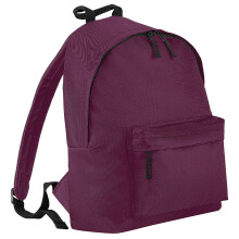 (One Size, Burgundy) Bagbase Fashion Backpack / Rucksack (18 Litres)