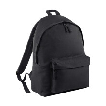 (One Size, Black/Black) Bagbase Fashion Backpack / Rucksack (18 Litres)