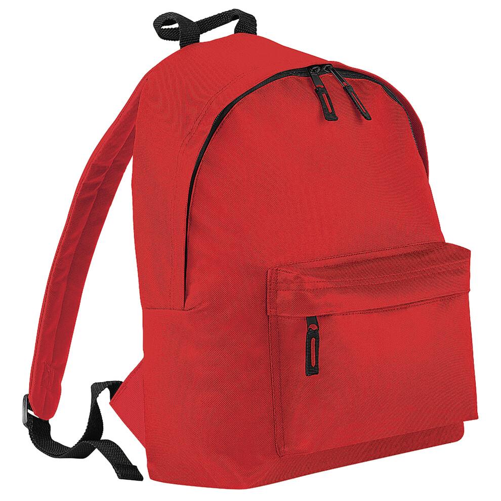 (One Size, Bright Red) Bagbase Fashion Backpack / Rucksack (18 Litres)