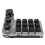 Mini Mechanical Keyboard With Programmable Functions And Custom Screen, Compact Shortcut Macro Pad For Volume Zoom Playback Control, RGB Backlit 5