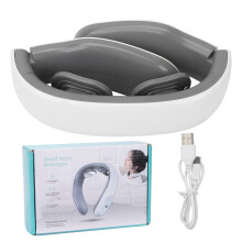 Diepweefselmassageapparaat voor de nek met warmtefunctie, afstandsbediening, warm compressieontwerp, draagbaar, draadloos, oplaadbaar, ingebouwde