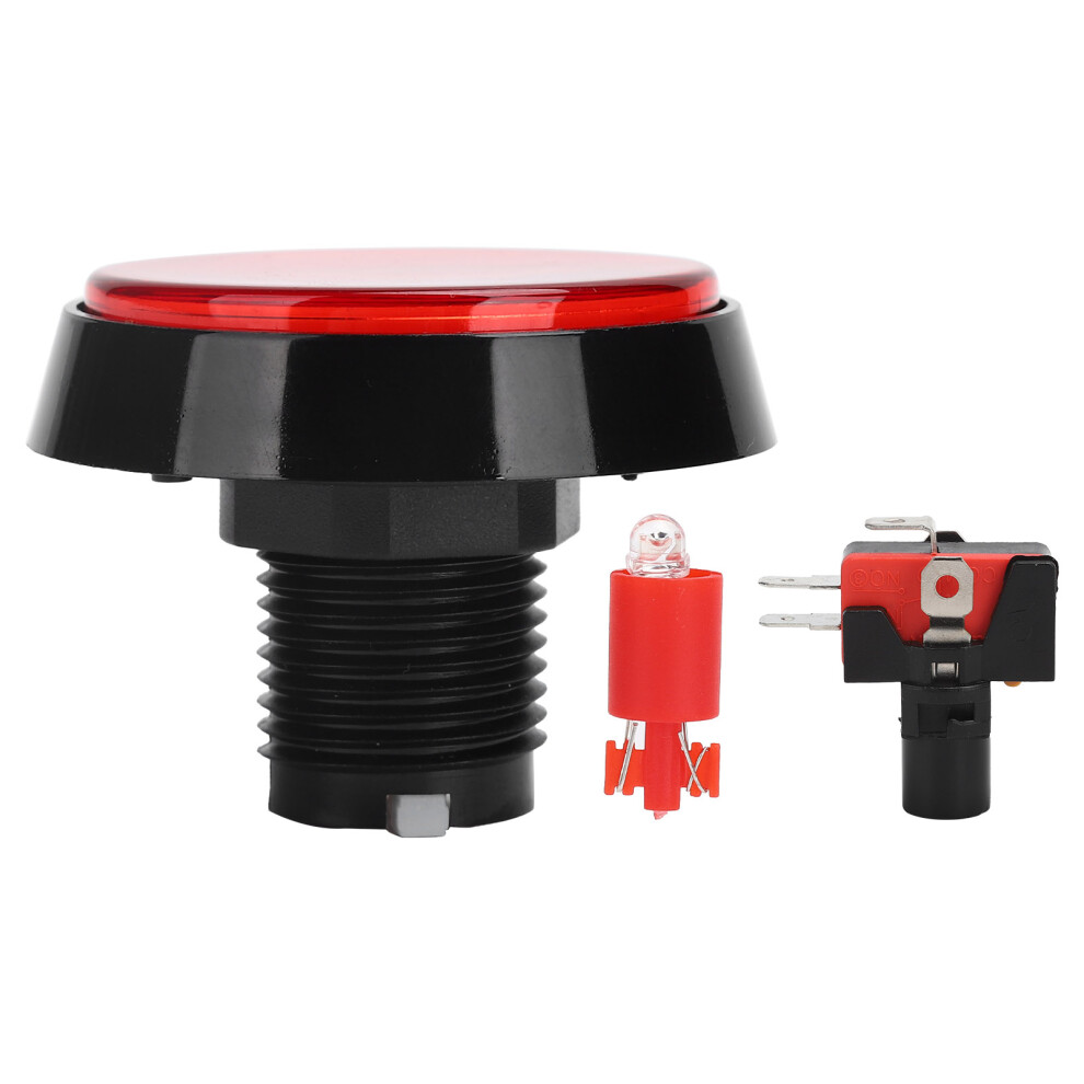 High Sensitivity Led Illuminated Push Button Arcade Push Buttons For Game Console Rotating Bracket Micro Switch No Polarity High Visibility Durable 9357860211963