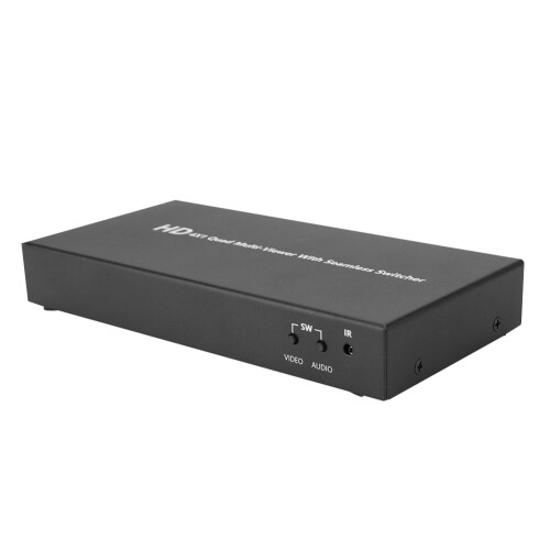 Διαχωριστής διακόπτη HDR10HDMI με τηλεχειριστήριο υπερύθρων χωρίς ραφές εναλλαγής 2