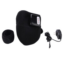 Ergonomic Wearable Wrap With Smart Temperature Regulation, Wireless Knee Massager Offering Vibration Therapy And Heat For Managing Arthritis And Cold