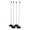 Aresson Rounders Post And Base Set (Pack of 4) 1
