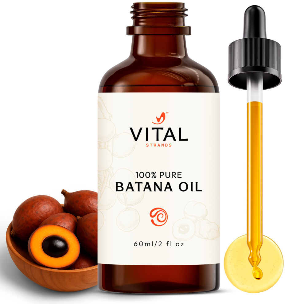 Batana Oil for Hair Growth â 100% Pure Organic Cold Pressed Oil from Honduras â Nourishes Scalp and Strengthens Hair â 60ml