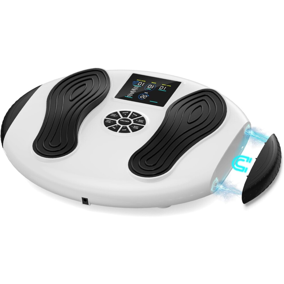 EMS Foot Massager for Neuropathy with 4in1 Therapy and Magnetic Storage Pain Relief