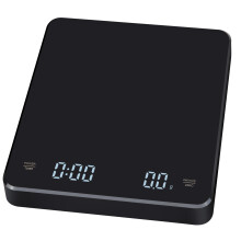 Wiederaufladbare Kaffeewaage mit Timer 3 kg / 0,1 g Black