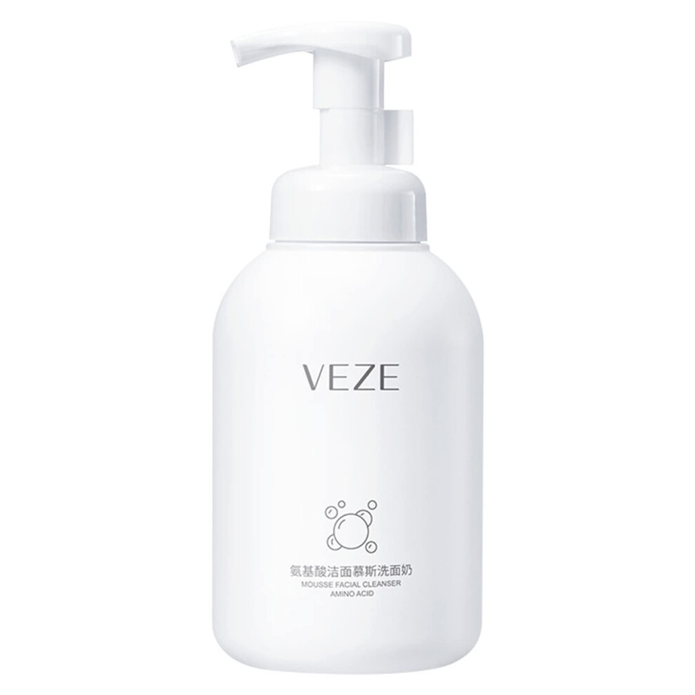 Amino Acid Face Cleanser with Hyaluronic Acid, Gentle Hydrating Foam Wash for All Skin Types 150ml