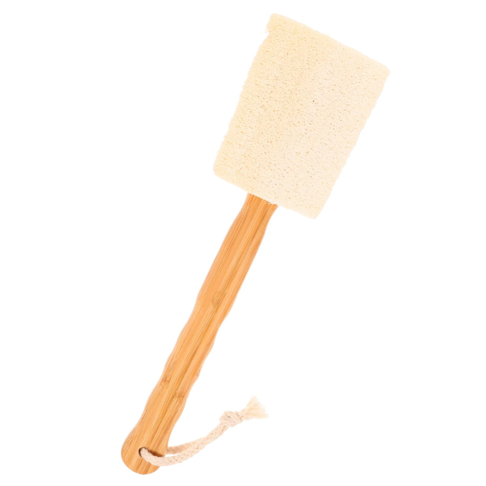 Loofah Back Scrubber DualSided Exfoliating Bath Brush with Long Handle for Shower and Skin Care