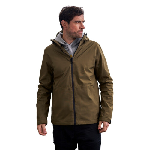 (XXS, Dark Khaki) Mountain Warehouse Mens Covert Waterproof Jacket 2