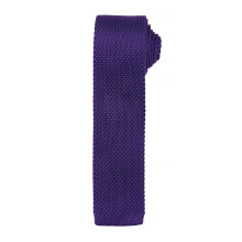 (One Size, Purple) Premier Mens Slim Textured Knit Effect Tie