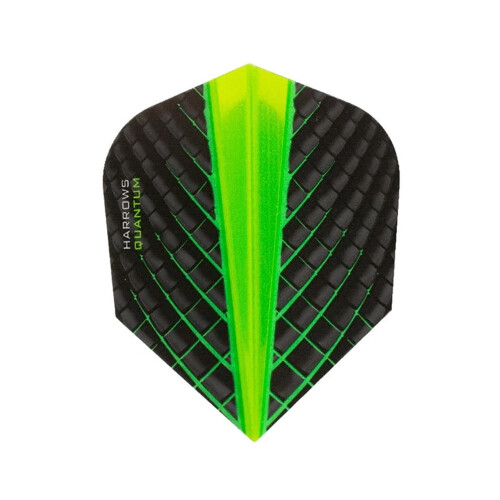 (One Size, Black/Green) Harrows Quantum Dart Flights