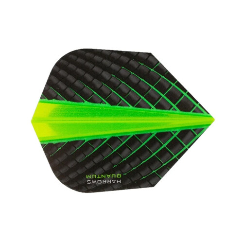 (One Size, Black/Green) Harrows Quantum Dart Flights 2