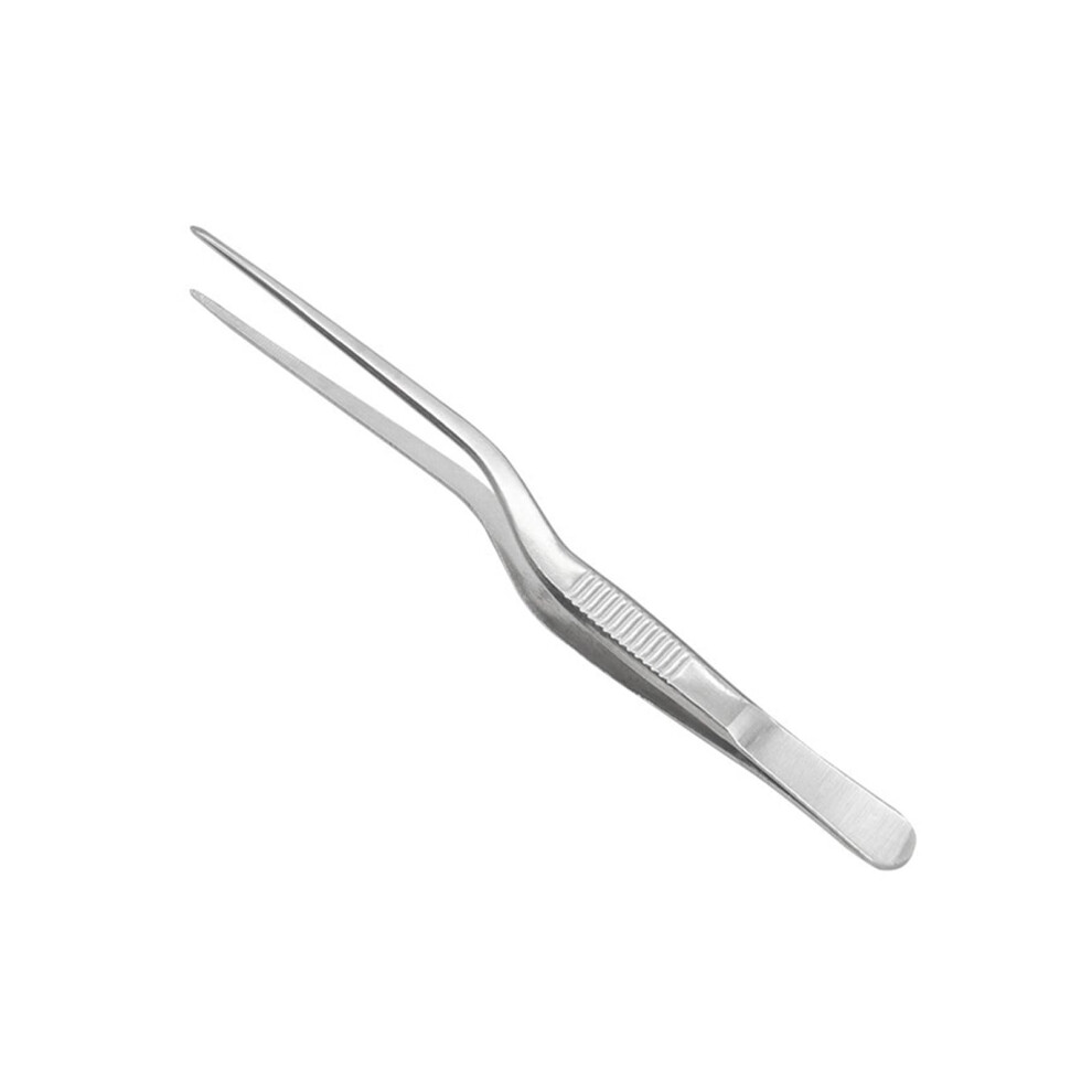 Ear Cleaning Tweezers 30 Bent Precision Tip Stainless Steel Ear Pick Tool for Safe Ear Care