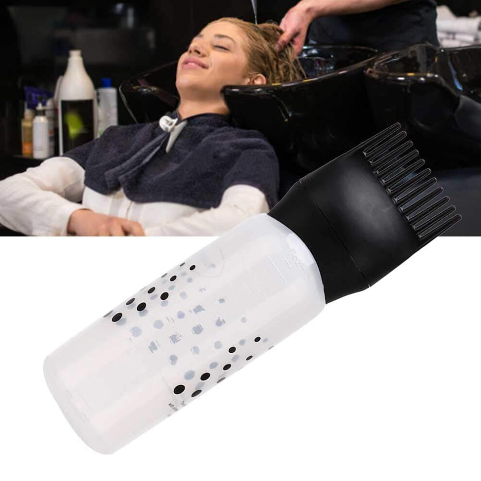Hair Dye Applicator Bottle with Comb, 170ml Pump Action Hair Color Brush for Salon and Home Use