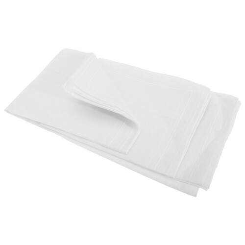 Mens Plain Cotton Rich Handkerchiefs (Pack Of 5)