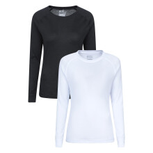 (22 UK, Mixed) Mountain Warehouse Womens/Ladies Talus Thermal Base Layer Top (Pack of 2)