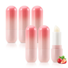 Lip Balm Set 6PCS with Natural Flavor Variety for Dry Chapped Lips, Deep Hydration, Travel Size