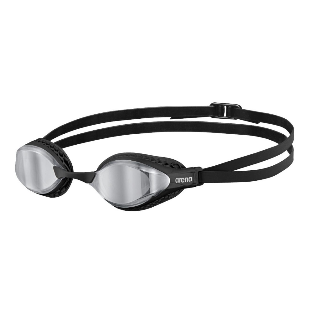 Arena (One Size, Silver/Black) Unisex Adult Airspeed Swimming Goggles
