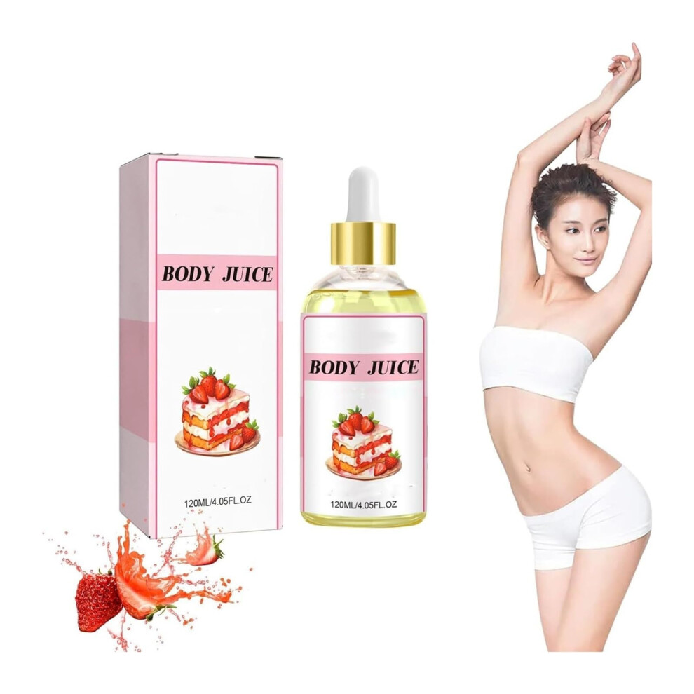 Strawberry Body Oil 120ml â Deep Hydration Moisturizing Oil for Women with Sweet Strawberry Scent