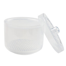 Nail Tool Sterilizer Box with Compact Storage for Salon and Home, Durable Manicure Organizer White