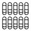 Bike Light Mount with Adjustable Silicone Straps for Secure Handlebar Flashlight Attachment, 10 Pcs 1