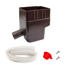 Rain Water Collection System Yard Gutter Drain with Hose Rainwater Col
