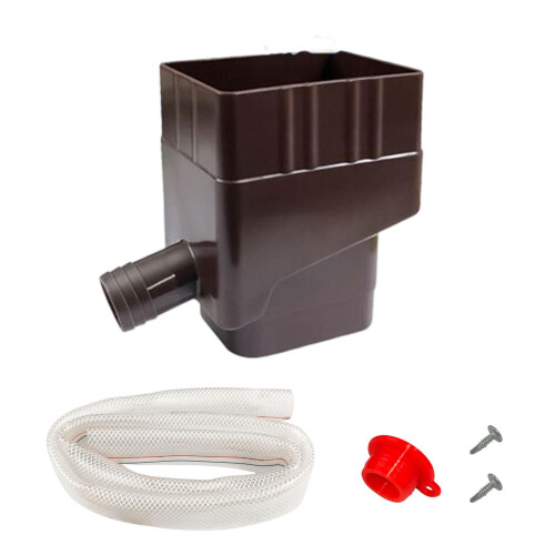 Rain Water Collection System Yard Gutter Drain with Hose Rainwater Col